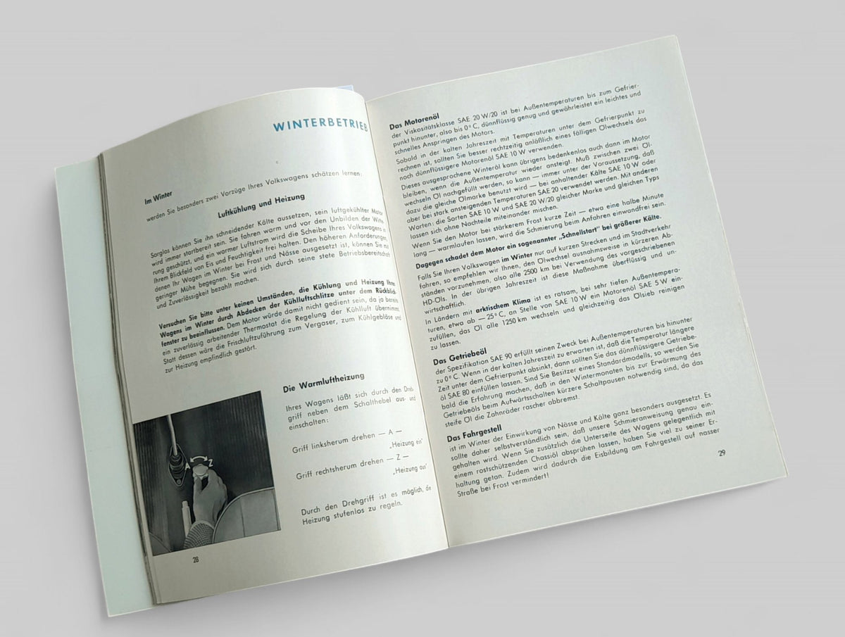 Betriebsanleitung f. Käfer, März 1957 - Peter Ebeling Ersatzteile