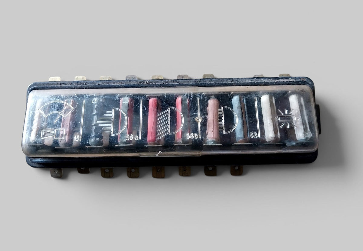 Sicherungskasten 10-fach, gebraucht, inkl. Deckel - Peter Ebeling Ersatzteile