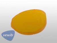 Bremslichtcellone f. Kennzeichenleuchte, für Brezelkäfer, orange (Originalfarbe), und weitere VW Käfer Ersatzteile bei  Peter Ebeling Ersatzteile