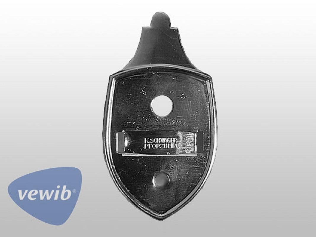 Finde Grundplatte für Haubenemblem "WOB", VEWIB und weitere VW Käfer Ersatzteile bei  Peter Ebeling Ersatzteile
